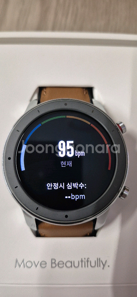 샤오미 어메이즈핏 gtr 스테인레스 팝니다--3