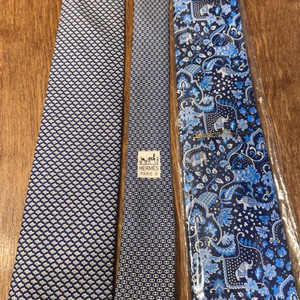 에르메스넥타이 + 페레가모 넥타이 새상품