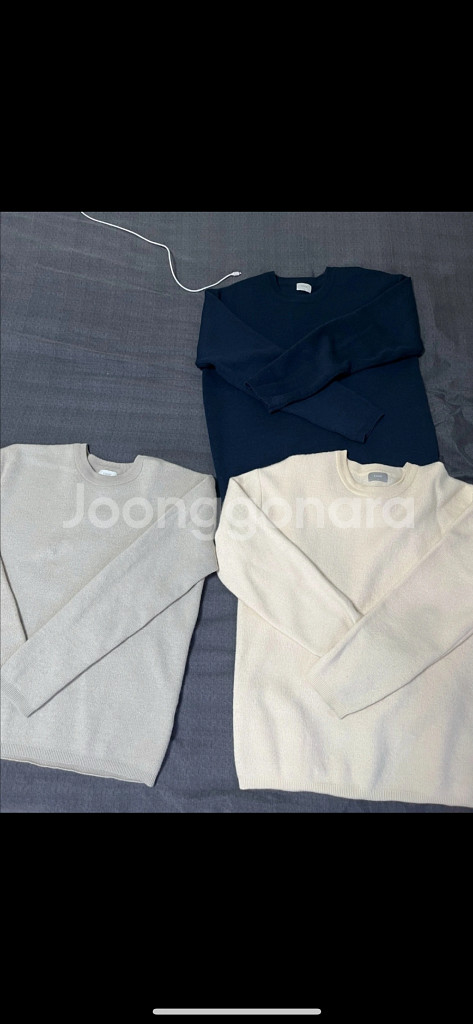 쿠어 니트 탑필 울라운드 니트--0