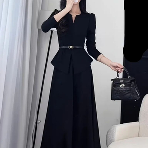 블랙 투피스 정장 S 새제품 벨트포함 하객룩