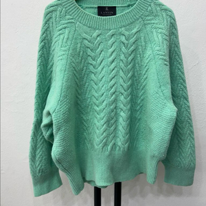 정품) 랑방 한섬 케이블 여성니트 90F