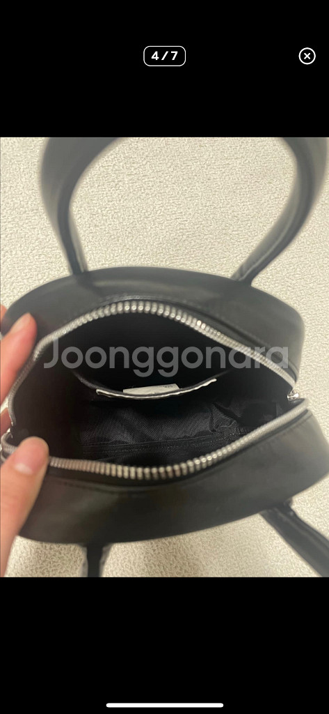 꼼데가르송 걸 하트 엠보싱 토트백--3