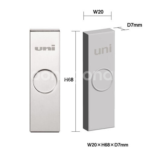 유니 메탈 샤프심 케이스 스머지 프루프--1