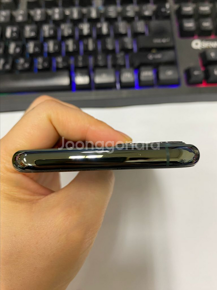아이폰11프로 그린 외관깔끔 64GB 무잔상 배터리88--3