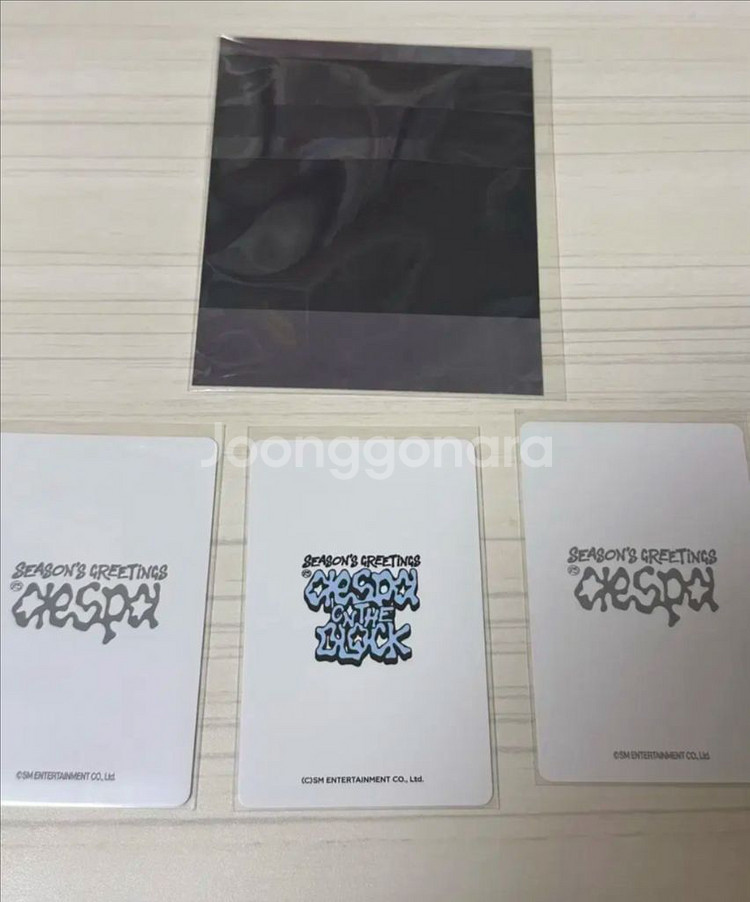 에스파 카리나 2025 시즌그리팅 포토카드, 폴라로이드--1
