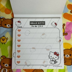 헬로키티 todolist 메모지 [일본정품 새상품]