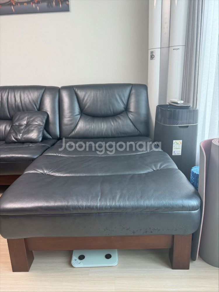 장인가구 가죽소파--2