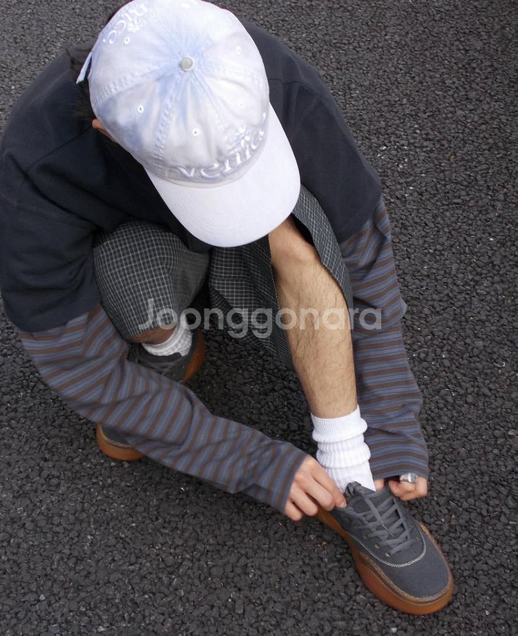ERL 카미노 로우 스케이트 스니커즈 블랙 270mm--2