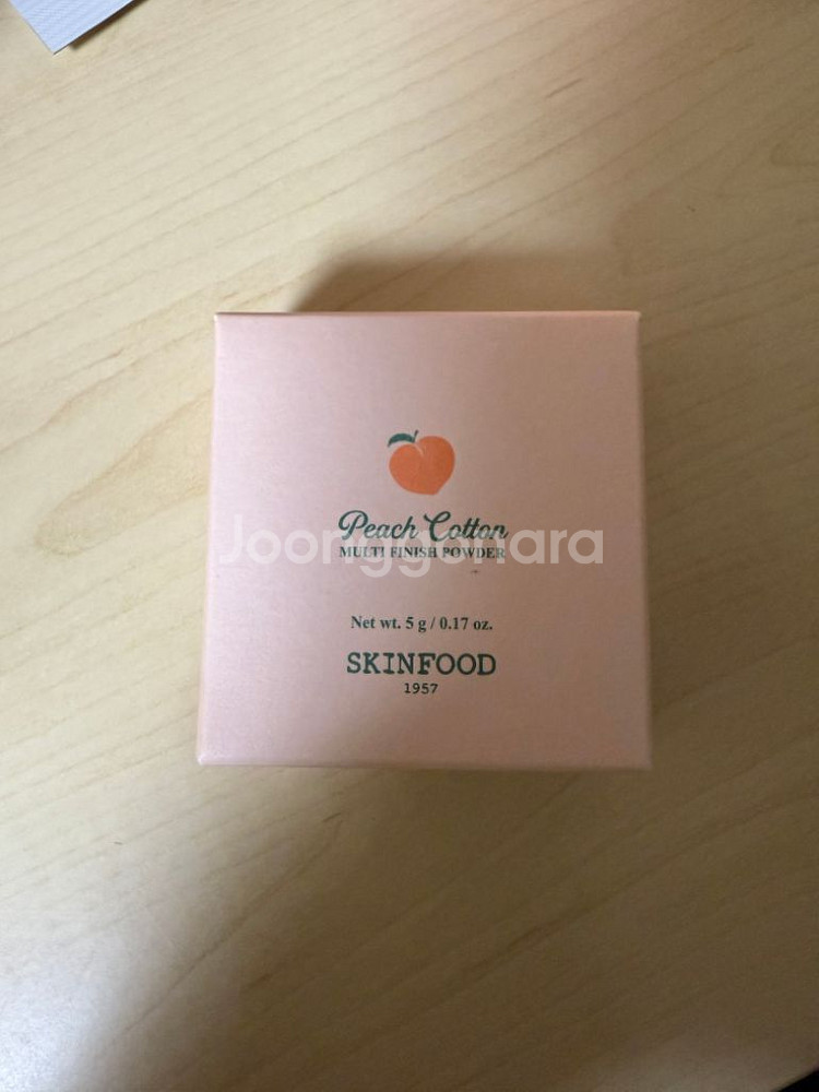 스킨푸드 피치뽀송 파우더--0