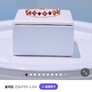 로이드 탄생석 반지 (새제품)