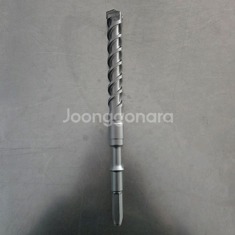 계양 함마드릴비트 25.0*320mm 원형축 두날--2