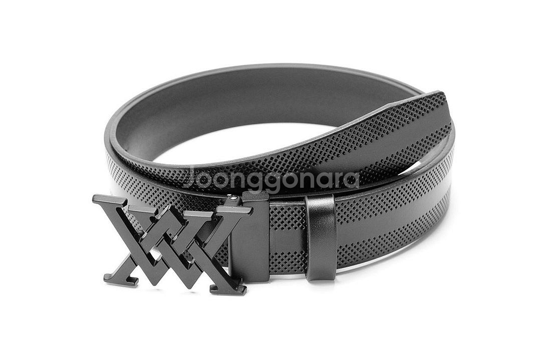 어뉴 ANEW 골프 남성 무광 소가죽 로드 골프 벨트--3
