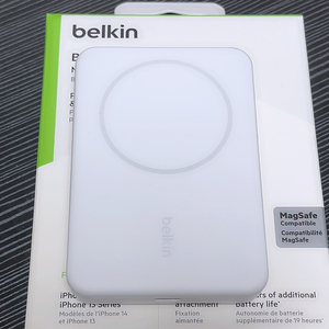 벨킨 5000mAh 맥세이프 마그네틱 무선 보조배터리