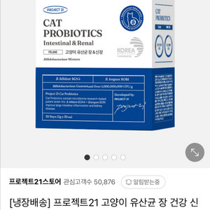 프로젝트 21 고양이 유산균