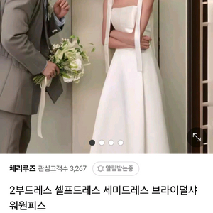 (셀프웨딩스냅)대여x구매o 세미드레스 웨딩드레스