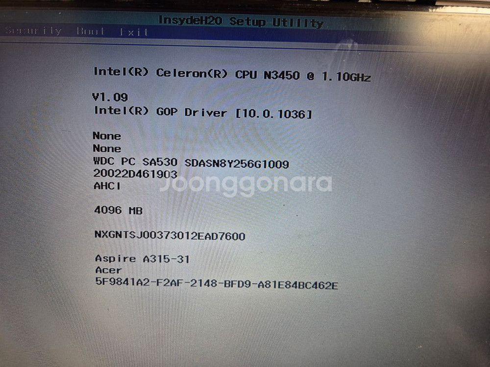 에이서 acer a315-31 n17q2--0
