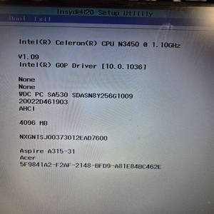 에이서 acer a315-31 n17q2