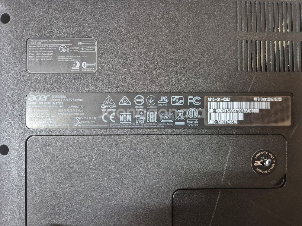 에이서 acer a315-31 n17q2--6
