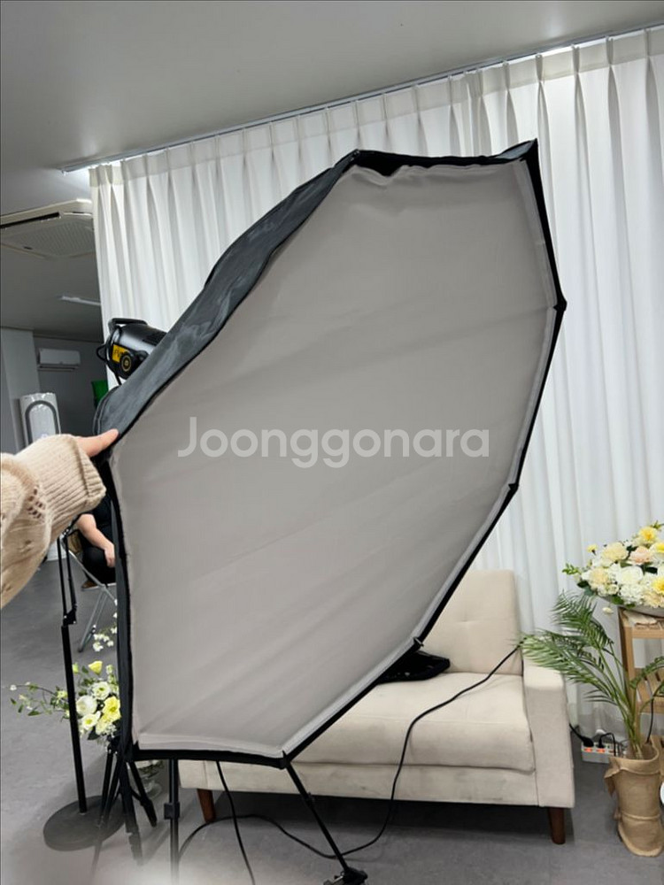 고독스 Fv200 순간광 지속광 조명 + 조명대 세트--3