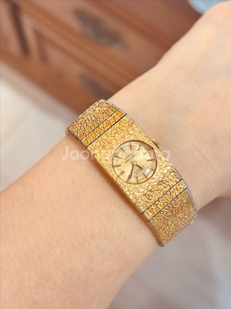 Swiss Empress 여성용 빈티지 수동 시계--4