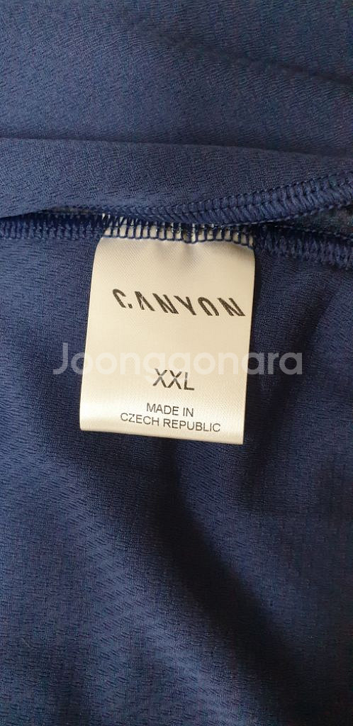 CANYON 반팔 자전거져지 105호 실측! 새상품!--5