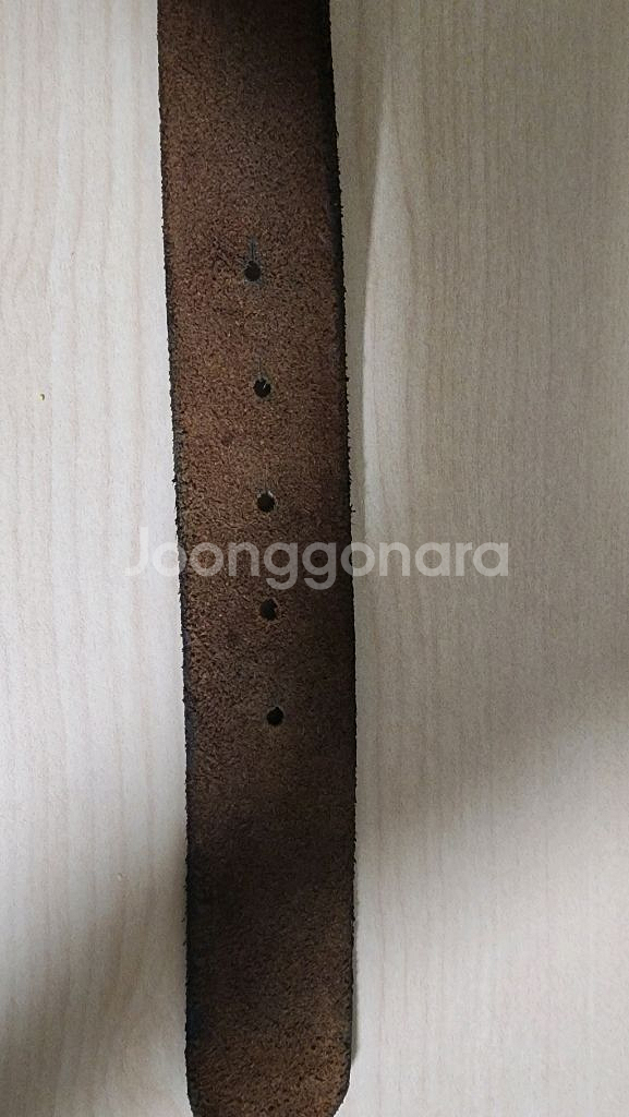 미국 게스 통가죽 찡 벨트--7