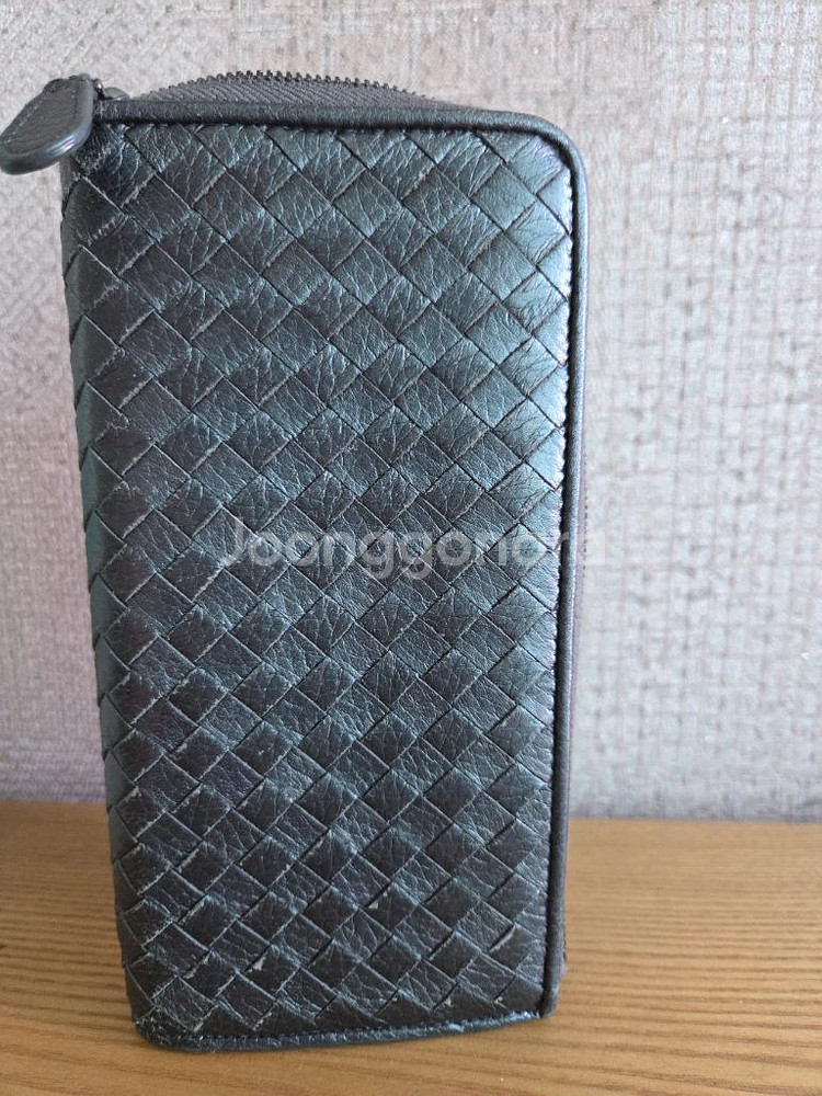 보테가베네타 ㄱ자 지퍼돌이 장지갑--3