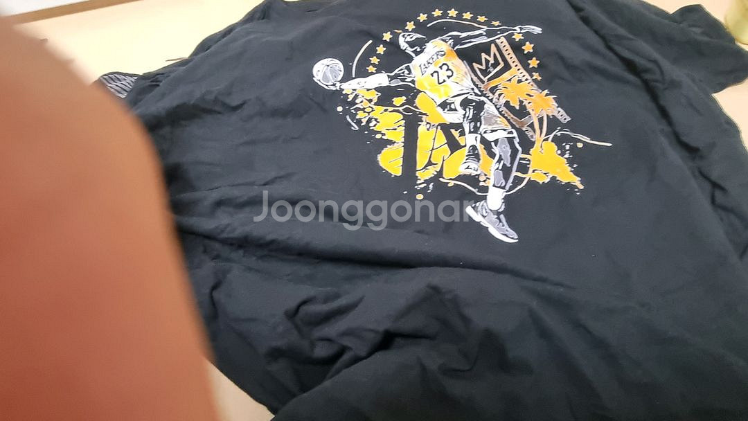 르브론반팔티 새상품 6xl검정--3