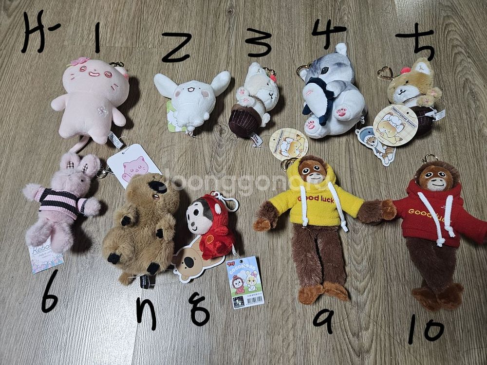 키링인형 처분종류많아요!!!덤증정!!!--3