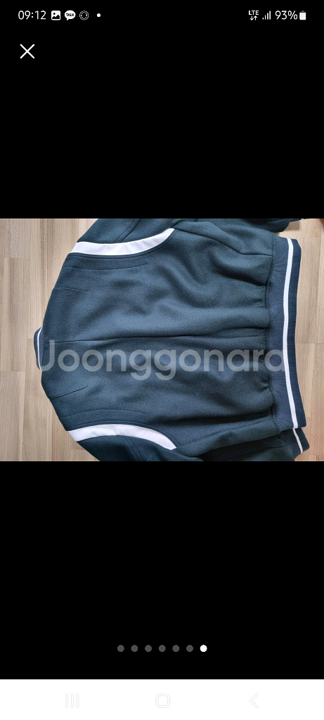 LMood 프레피 스타디움 재킷 딥그린--6