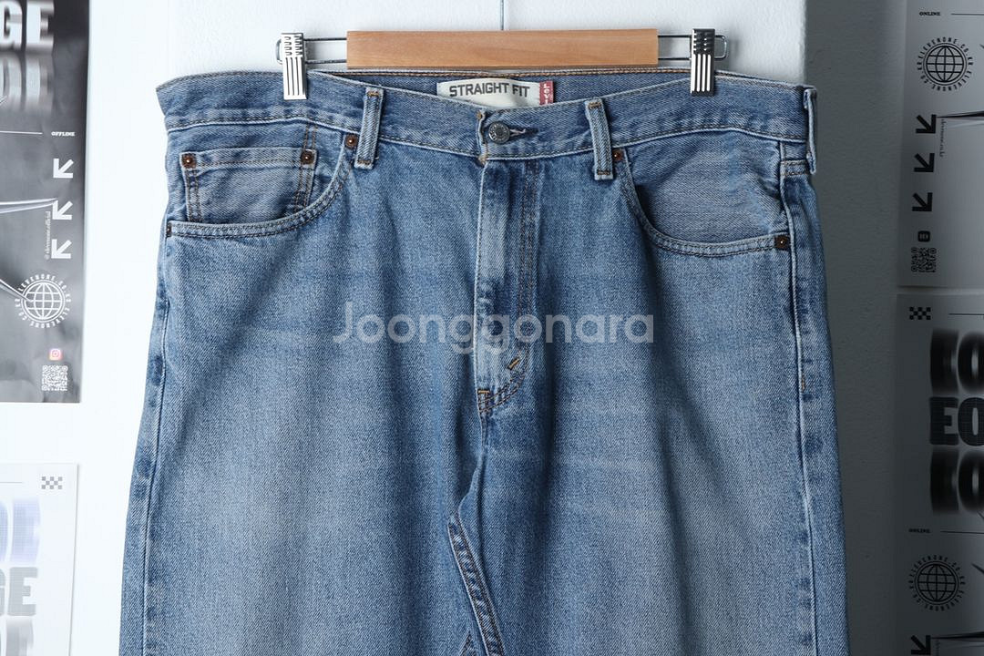 (2XL) 리바이스 청바지 데님 빅사이즈 스트레이트핏--2