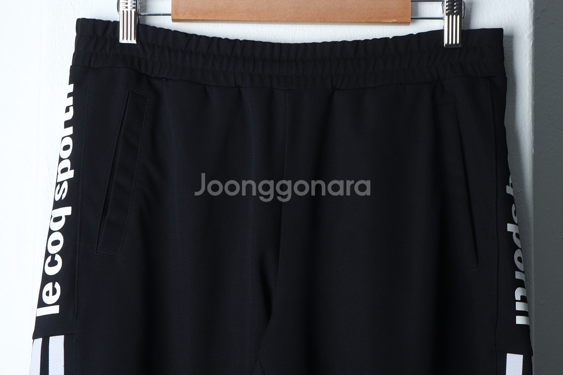 (L) 르꼬끄 반바지 팬츠 밴딩 블랙 올드스쿨--0