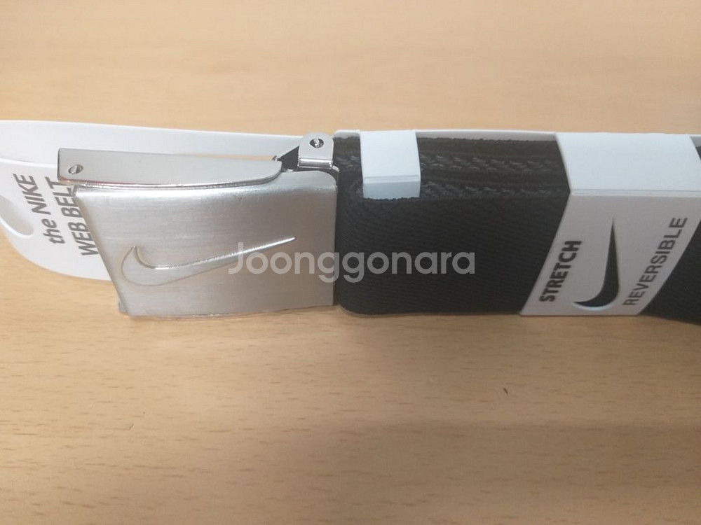 나이키 정품 남성용 스트레치 헤더 양면 웹 골프 벨트--2