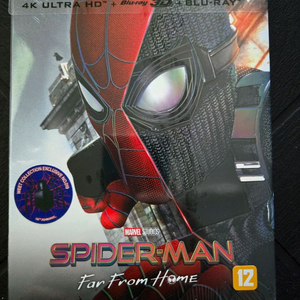 스파이더맨 파프롬홈 A2풀슬립 4k 스틸북 블루레이