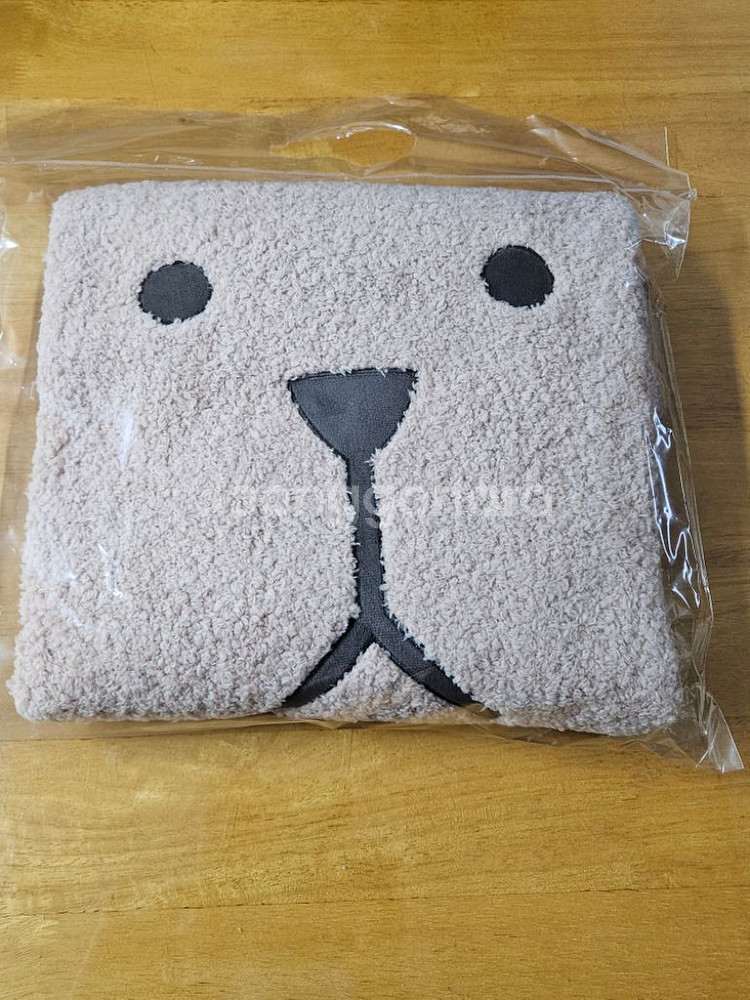 (미개봉)던킨 크래프트홀릭 곰 멀티블랭킷 / 핑크 실내--3