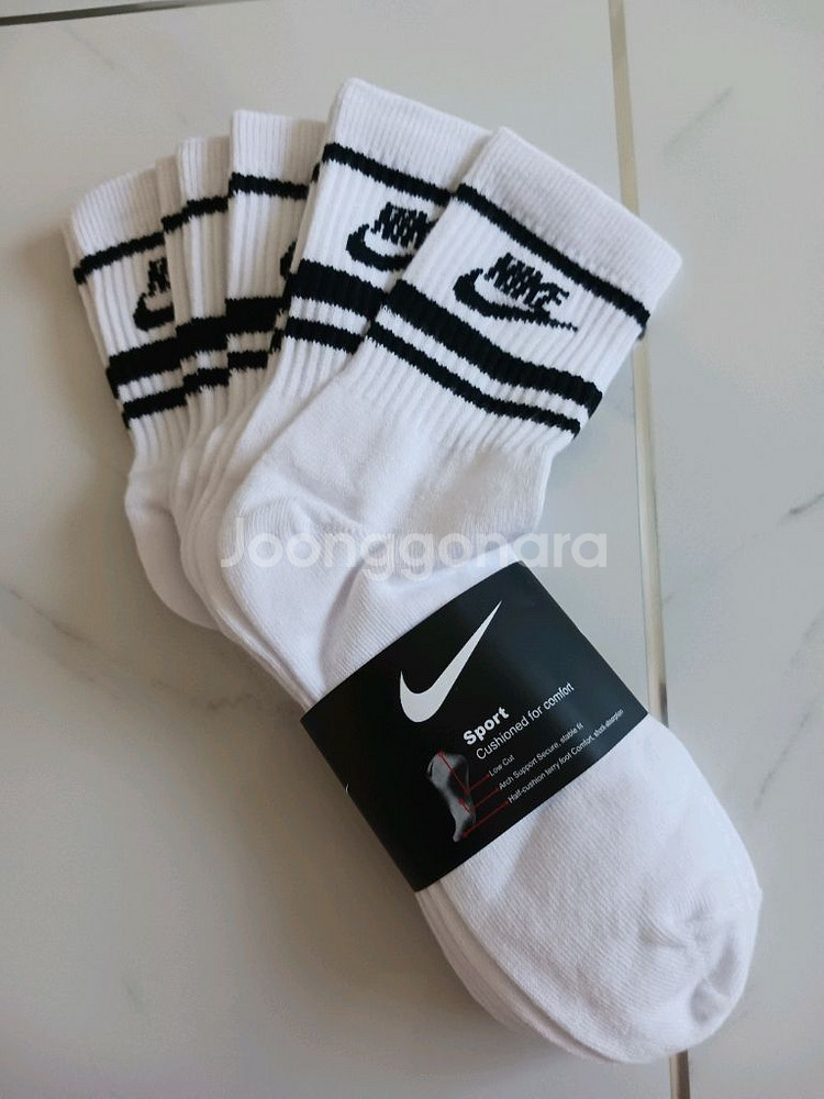 정품]나이키 NIKE 에브리데이 크루 스포츠양말--0