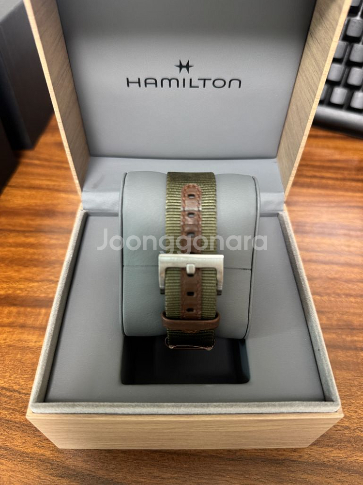 해밀턴 카키필드 메카니컬 38mm--1