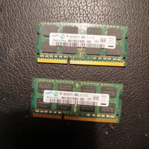 노트북 삼성 ddr3 12800 4gb 2개 전주시
