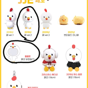 데이식스 박제형 eaj 데니멀즈 19쩨꼬,옷(닭껍질)