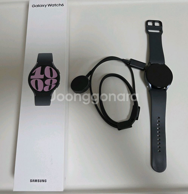 갤럭시 워치6 40mm 그라파이트 블루투스--0