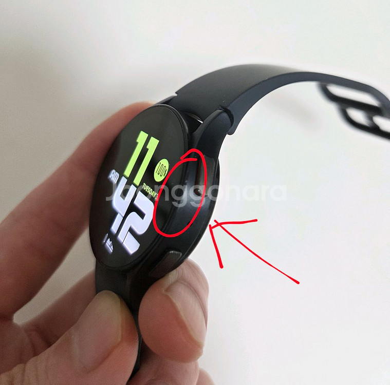 갤럭시 워치6 40mm 그라파이트 블루투스--7