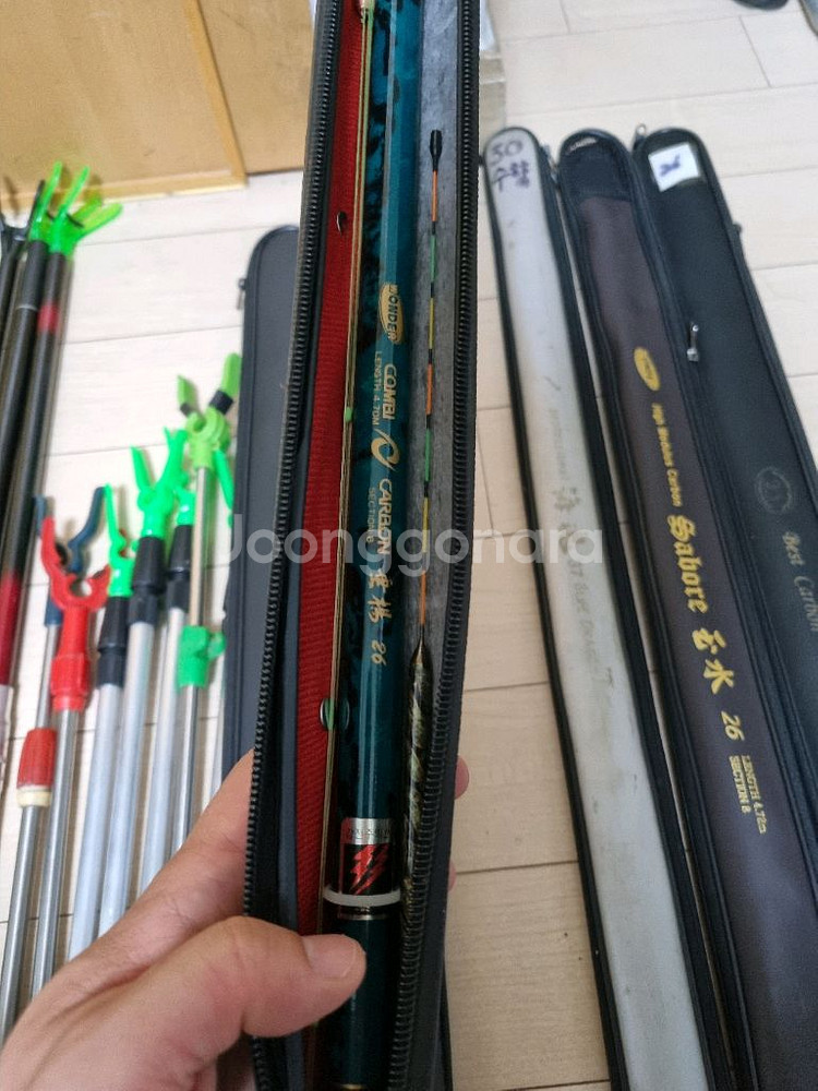 [낚시용품]민물 강 저수지 댐낚시 거의 풀세트 원투낚이--8