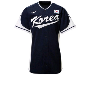 (새상품노마킹)야구국대 원정 유니폼 팔아요 L, 2XL