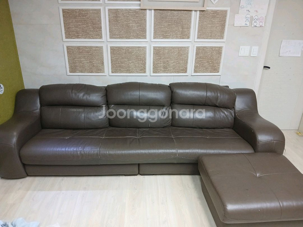 가죽쇼파 무료로 드립니다--1