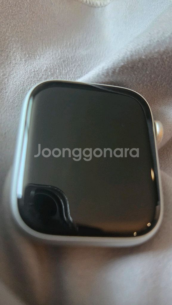 애플워치 8 45mm 실버 알루미늄 gps 팝니다--1