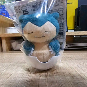 포켓몬센터 미니 봉제인형 IN 몬스터볼 <잠만보>