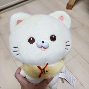 귀여운 고양이 인형 만두토끼