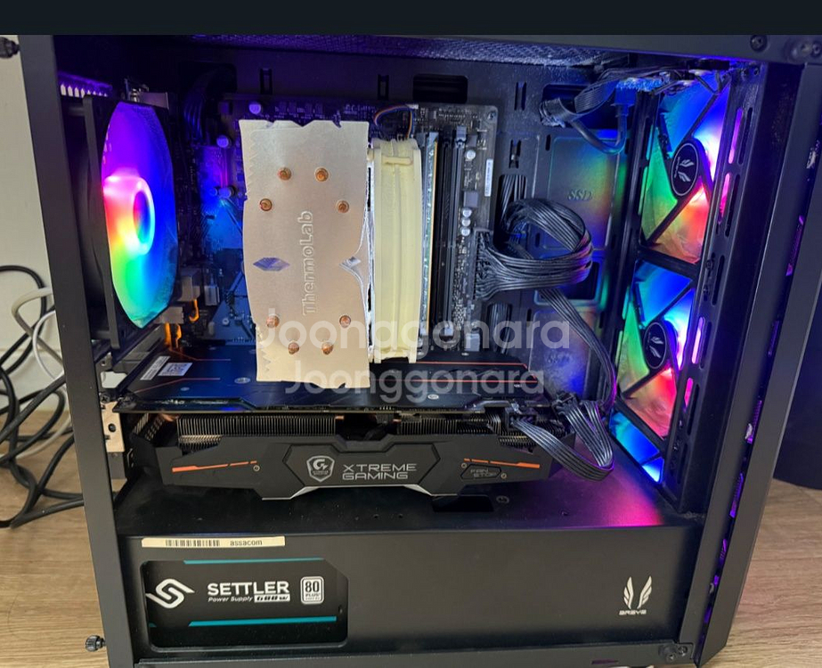 라이젠 3600 + gtx 1060 6g 본체 컴퓨터--0