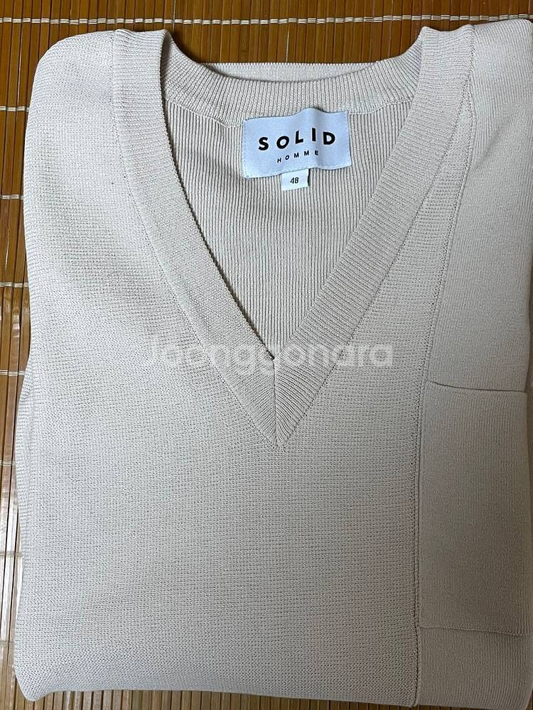 솔리드옴므 니트베스트--1