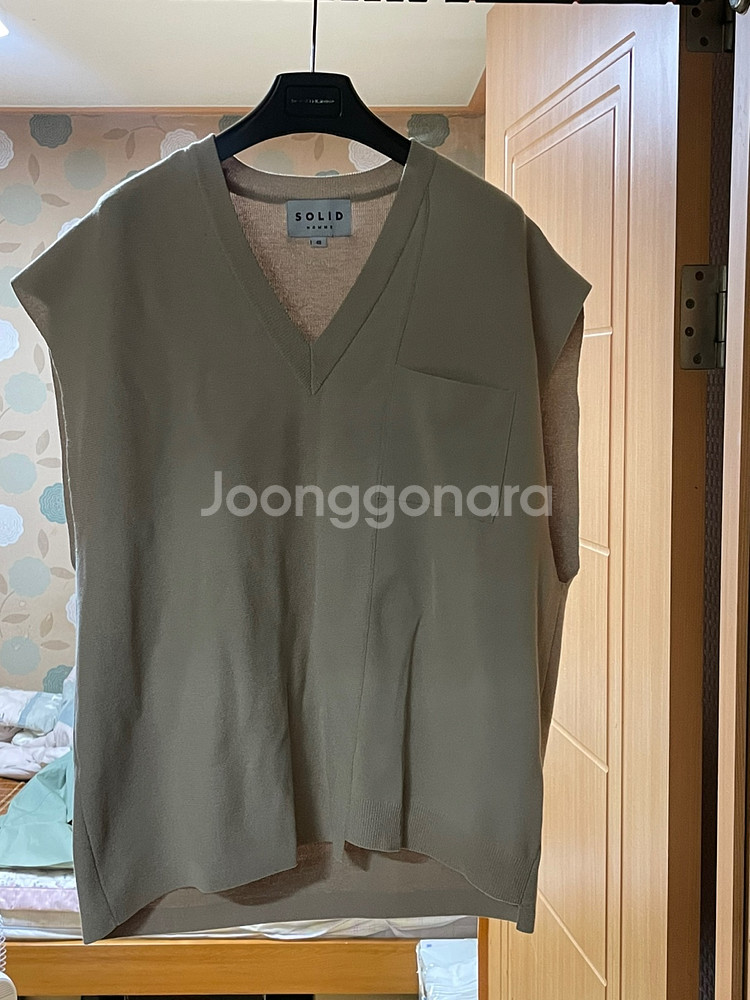 솔리드옴므 니트베스트--0